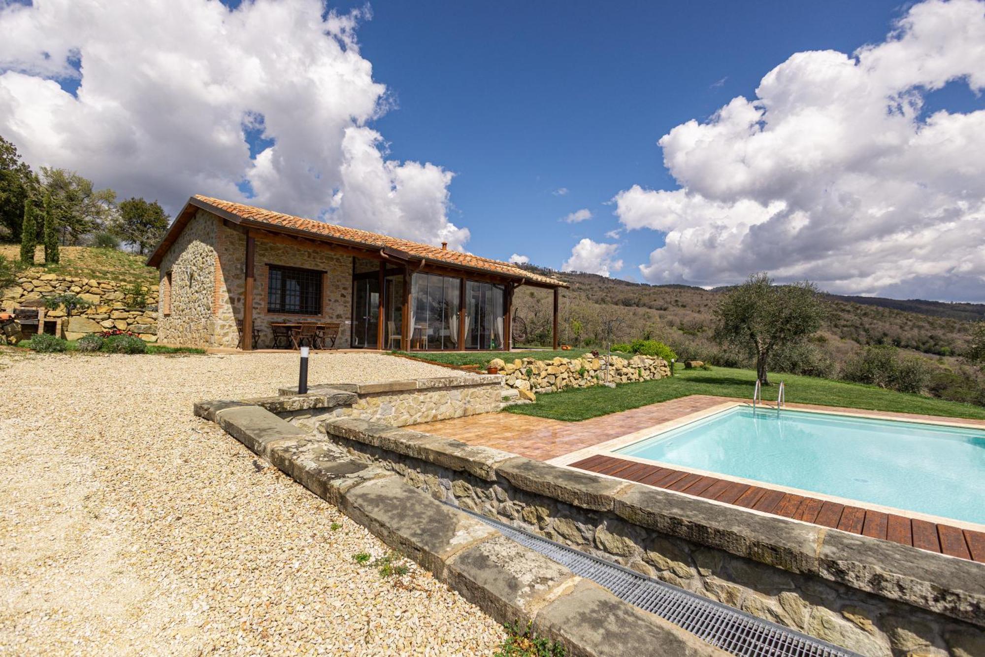 Di Colle In Colle - Country House With Private Pool Tuoro sul Trasimeno Bagian luar foto