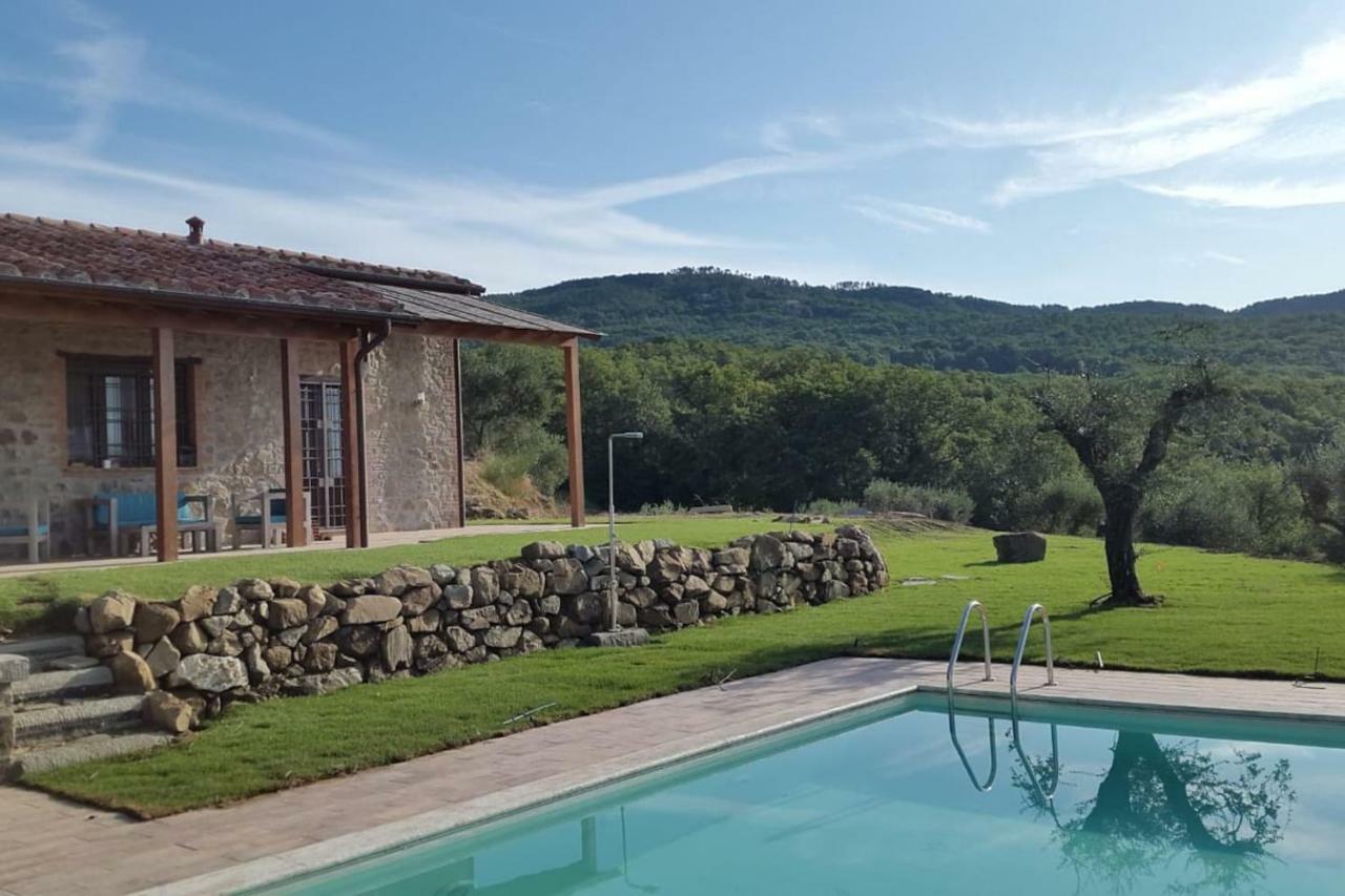 Di Colle In Colle - Country House With Private Pool Tuoro sul Trasimeno Bagian luar foto