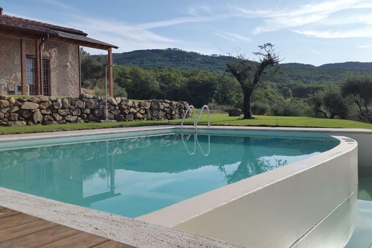 Di Colle In Colle - Country House With Private Pool Tuoro sul Trasimeno Bagian luar foto